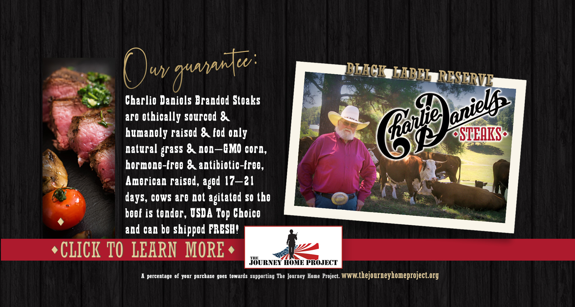 Charlie Daniels Steaks